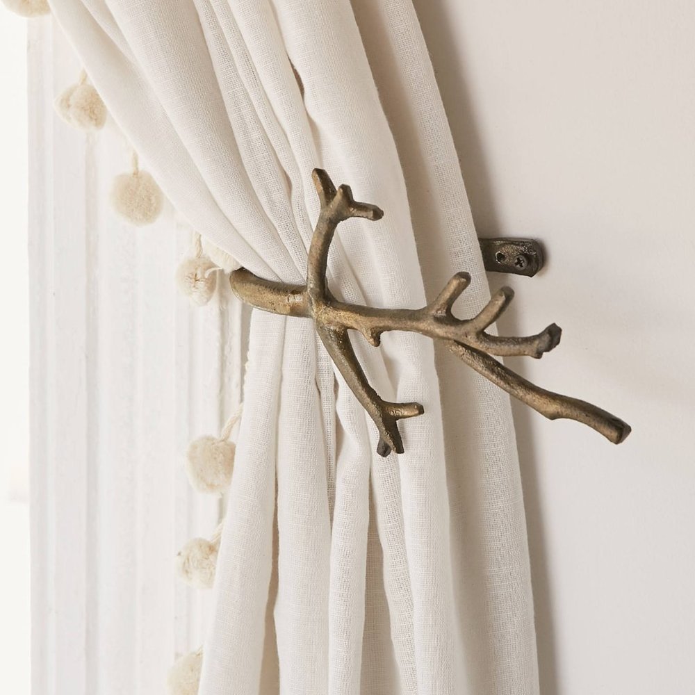 Set of Branch Curtain Tie-Backs
